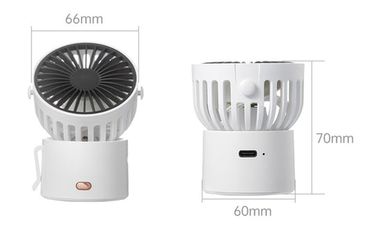 Portable Mini Fan – Lightweight USB Rechargeable Fan for Desk, Neck & Travel Use