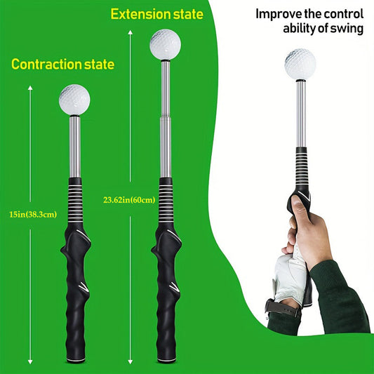 Telescopic Golf Swing Trainer – Portable Swing Practice Simulator for All Levels