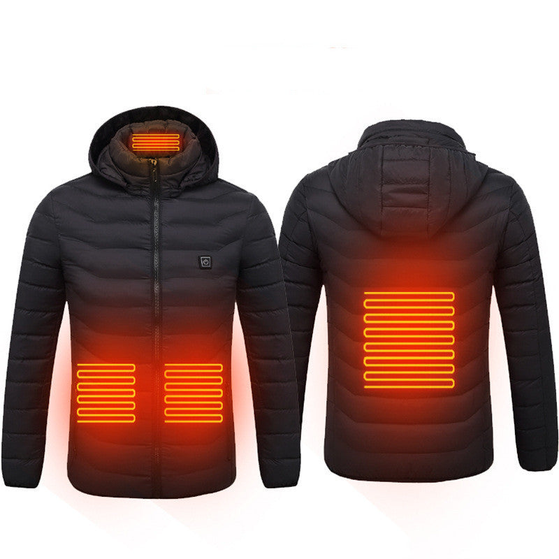 Men’s Electric Heated Jacket – USB Rechargeable Thermal Coat for Winter Outdoor Sports & Work