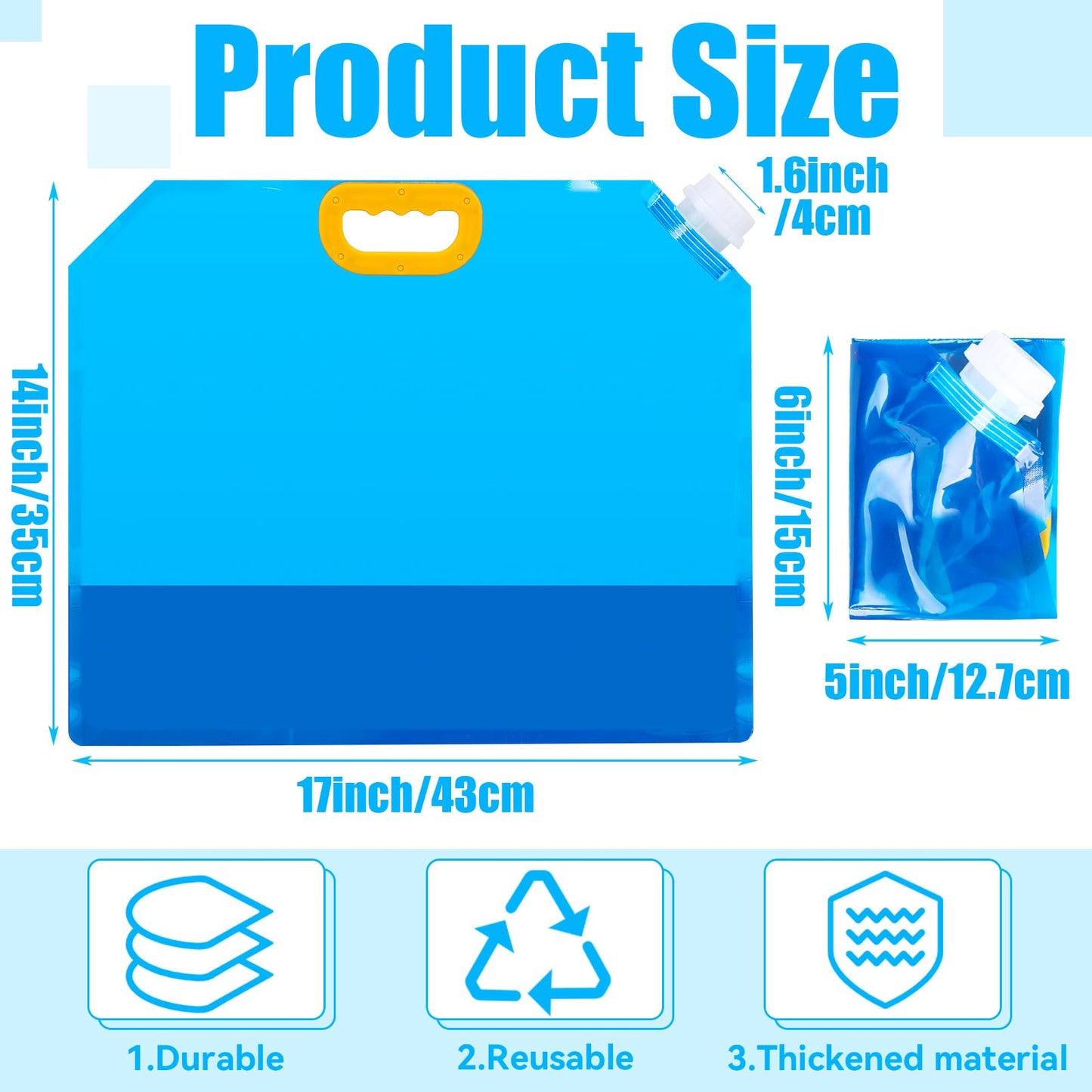 2 Packs Ice Bath Bags, Large Capacity Bathtub Water Bag For Home Cold Plunge Accessories For Cold Water Plunge Tub Portable Ice Bath Bag 10L