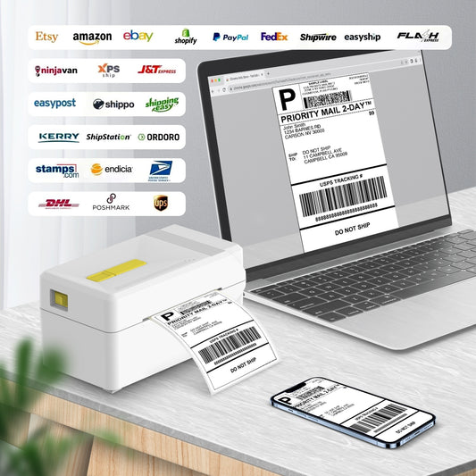 FlashLabel Thermal Express Face Single Machine One Kupono Label Printer