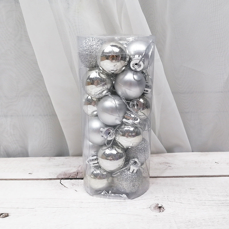 Shiny & Matte Christmas Ball – Festive Tree Decoration for Holidays