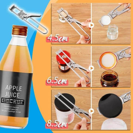 Master Opener Multifunctional Adjustable Stainless Steel Bottle Can Opener Jar Bottle Opener Lid Gripper Manual Jar Bottle Opener Kitchen Tools