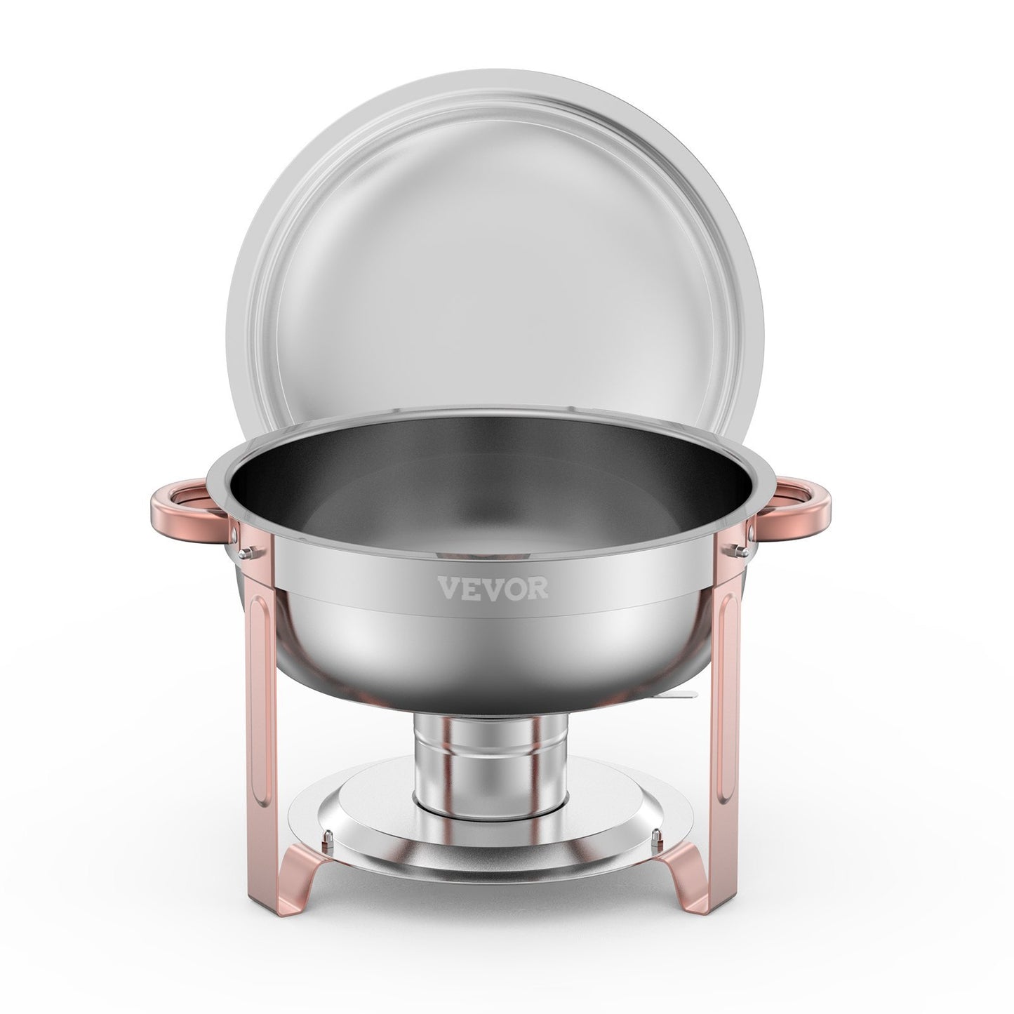 Rose Gold 5Qt Chafing Dish Set (4 Pack) – Stainless Steel Buffet Warmers