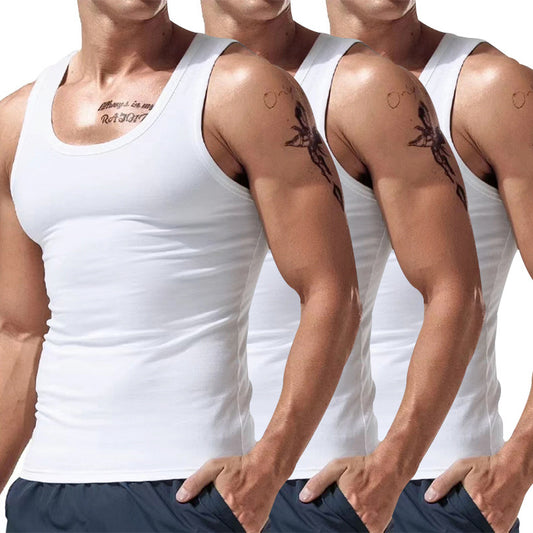 3-Piece Summer T-Shirt Set for Men/Women, Solid Color Short Sleeve Casual Tops, Lightweight Breathable Sports Outfit for Spring & Summer