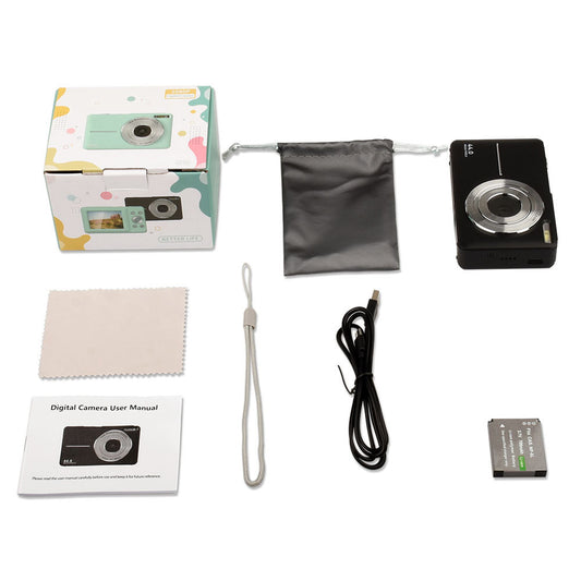 Mini HD Digital Camera, Portable Entry-Level Camera for Beginners and Students