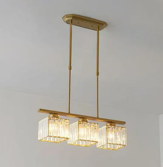 Light Luxury Elegant Crystal Dining Table Chandelier