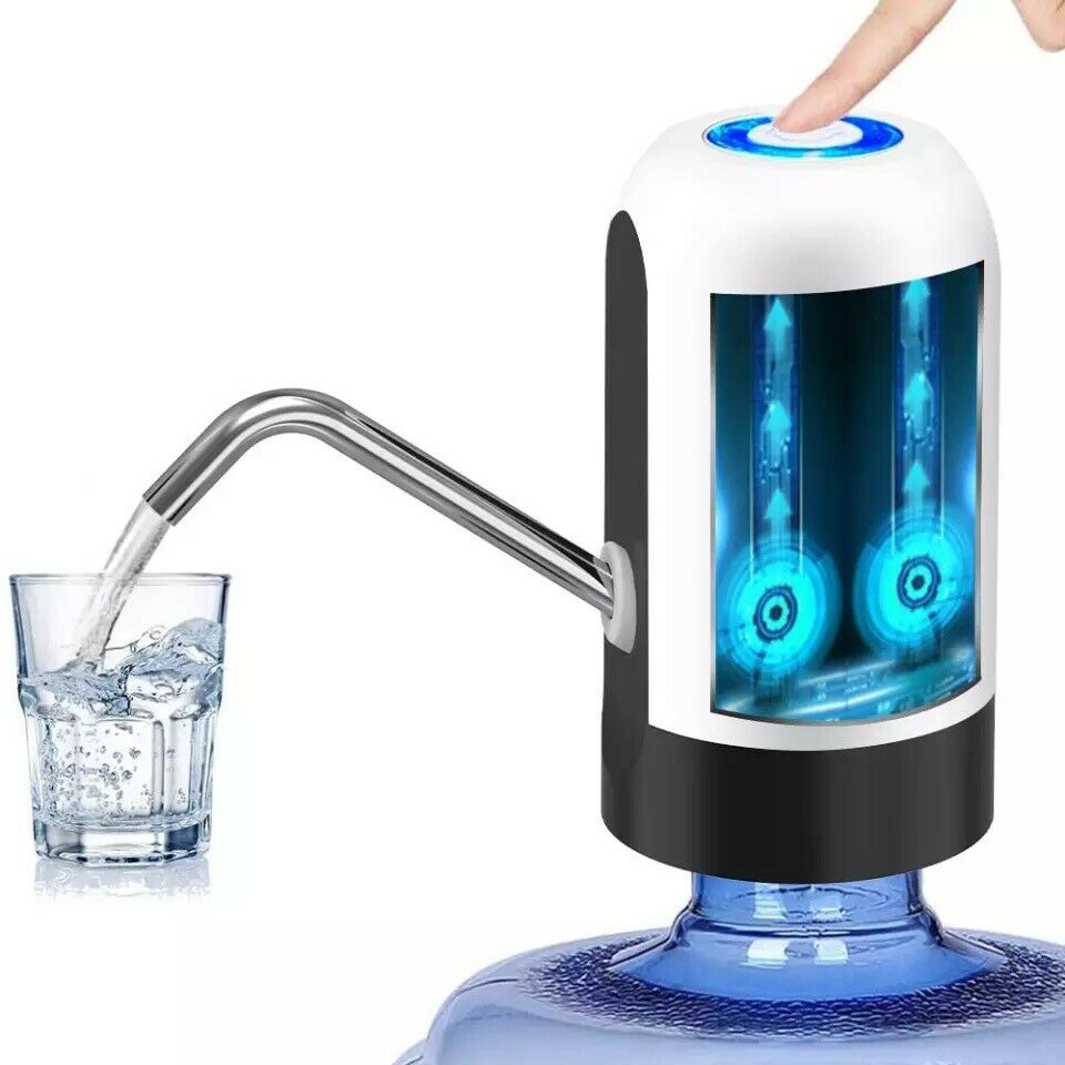 Electric Water Pump for 5 Gallon Bottles, USB Rechargeable Automatic Water Dispenser, Portable Universal Drinking Water Pump