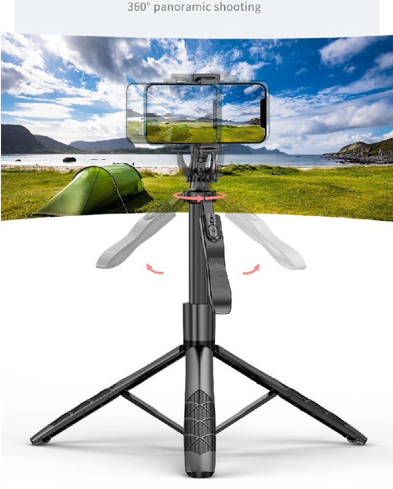 360° Auto Face Tracking AI Smart Gimbal – Phone Stabilizer & Tripod for Vlog & Live Video