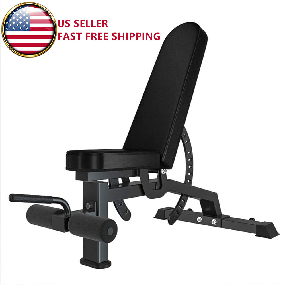 Adjustable Strength Training Bench – Foldable Full Body Workout Bench