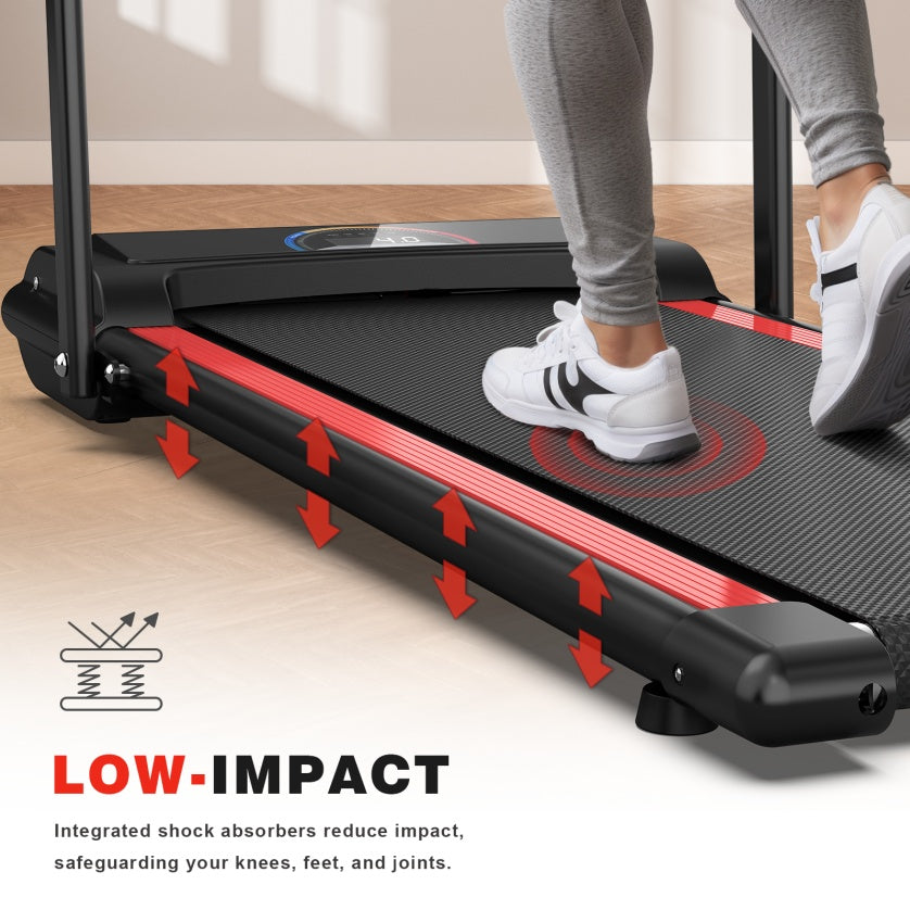 Q22-2A Treadmill – Electric Home Running Machine with LCD Display & Foldable Design