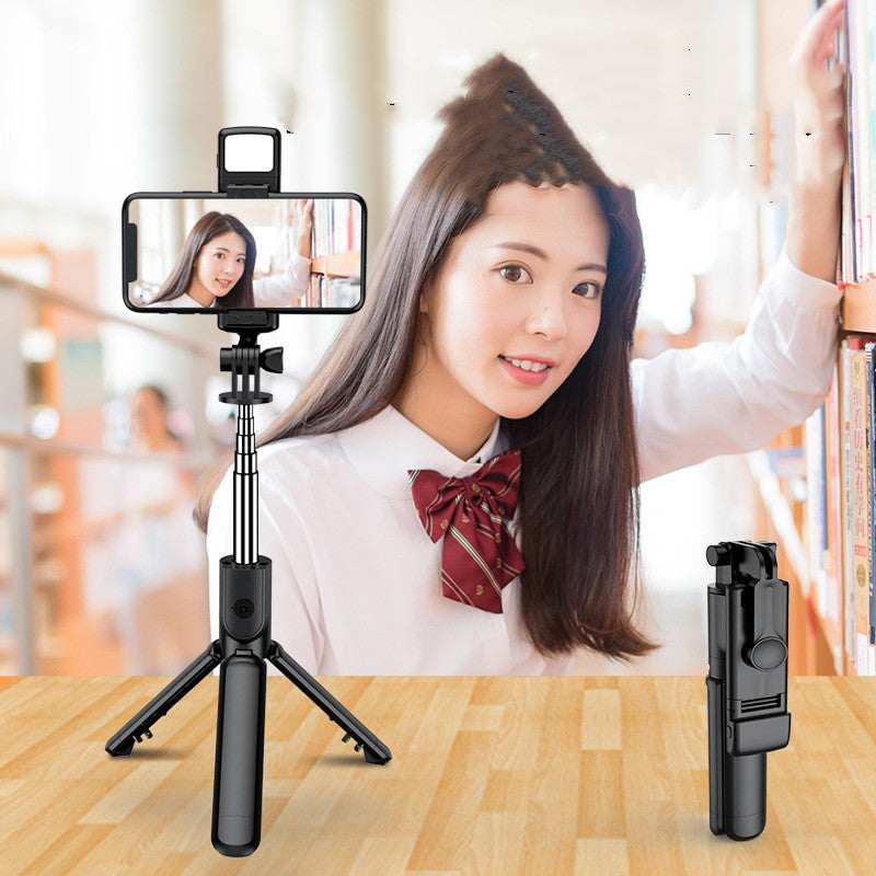 Bluetooth Selfie Stick Tripod with Remote – Compatible with iPhone & Android | Telescopic Live Video Stand