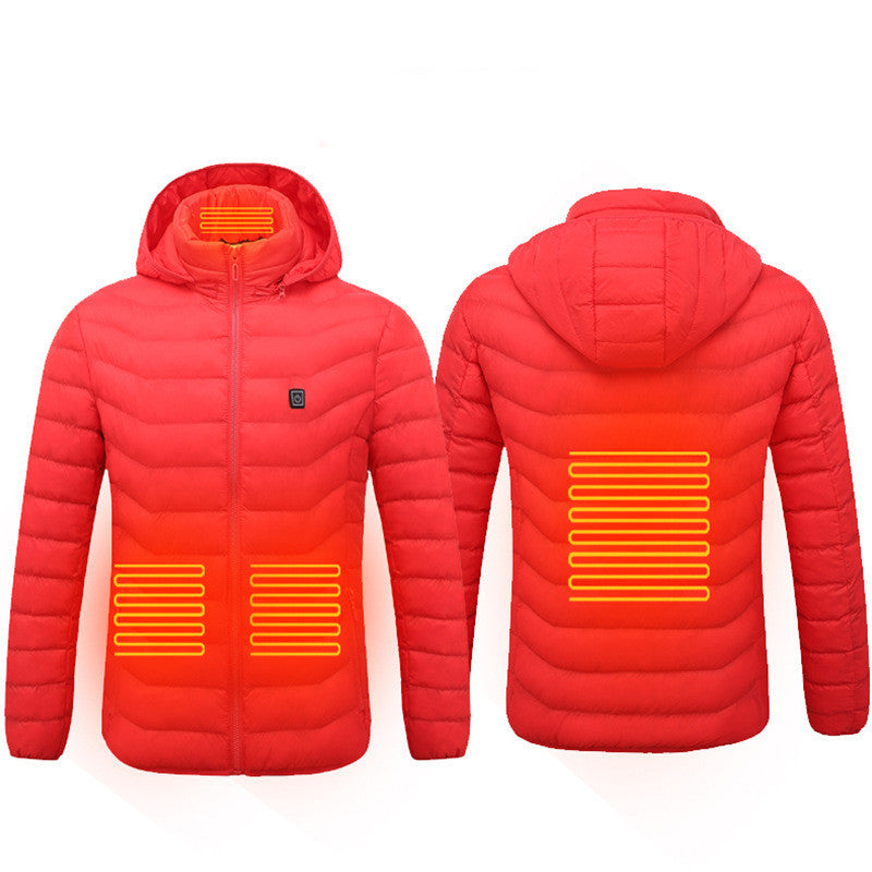 Men’s Electric Heated Jacket – USB Rechargeable Thermal Coat for Winter Outdoor Sports & Work