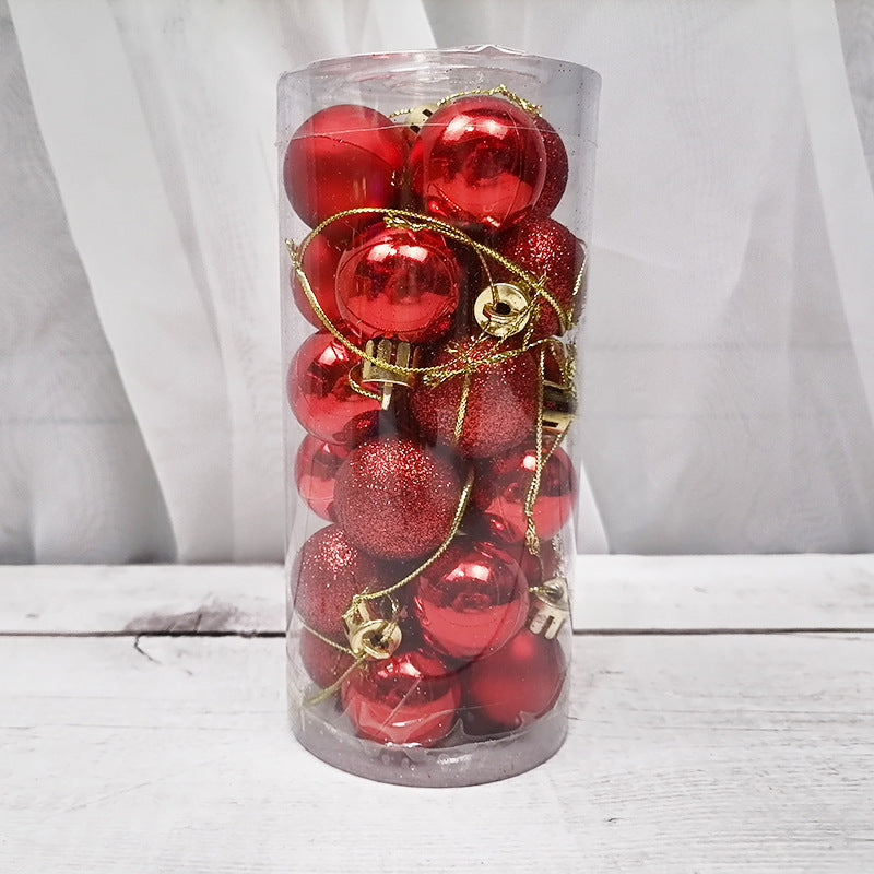 Shiny & Matte Christmas Ball – Festive Tree Decoration for Holidays