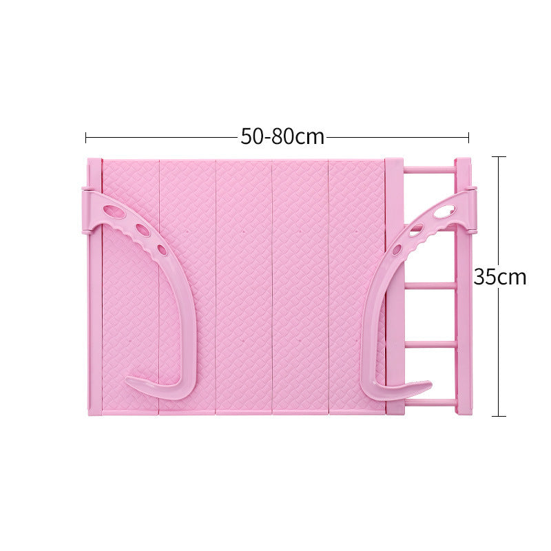 Multifunctional Hanging Window Sill Drying Rack – Foldable Clothes & Dish Organizer