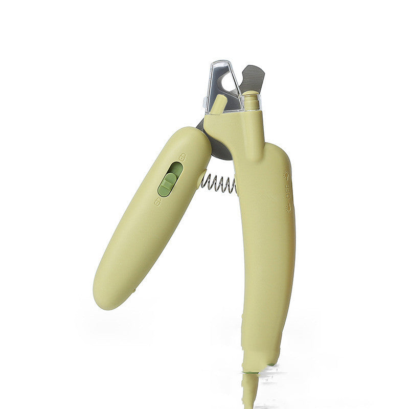 LED Blood Line Multifunctional Pet Nail Scissors Sharpener