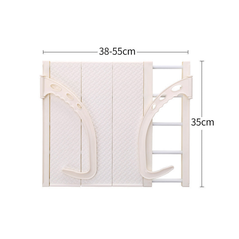 Multifunctional Hanging Window Sill Drying Rack – Foldable Clothes & Dish Organizer