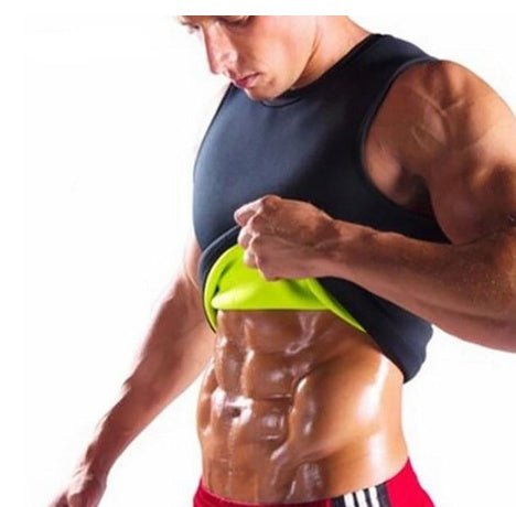 Men’s Sports Vest Rubber Corset – Sweat Waist Trainer for Workout & Body Shaping