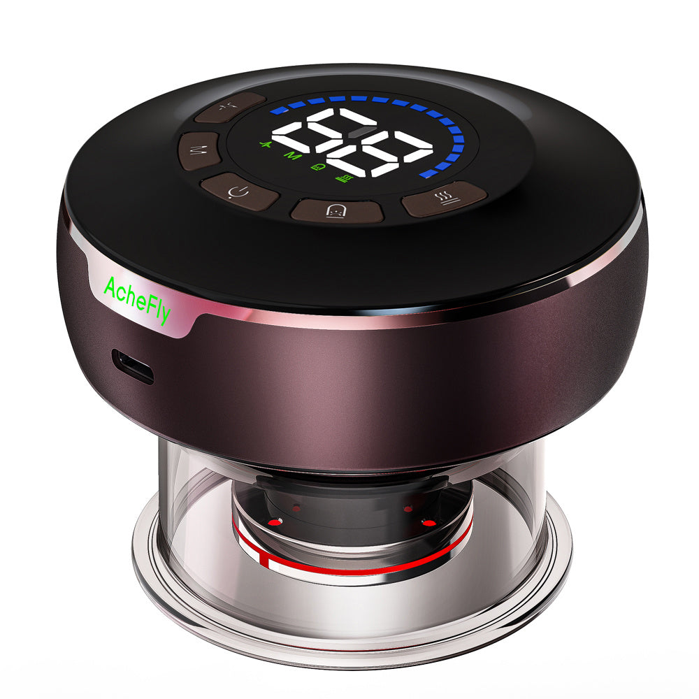 Achefly Rechargeable Electric Gua Sha Massager – Facial & Body Therapy Tool