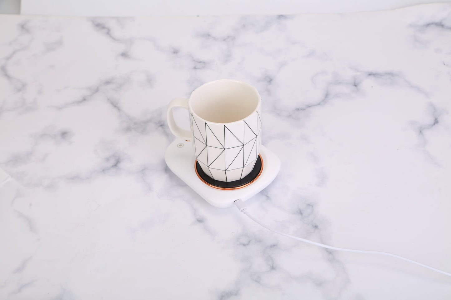 Electric Coffee Mug Warmer – USB Desk Heater with 3 Temps & Auto Shut-Off