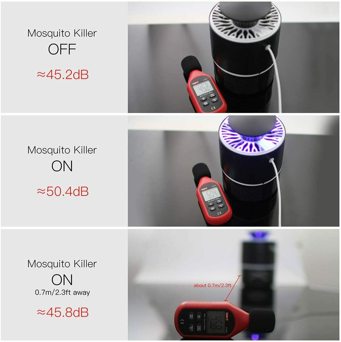 Electric UV Mosquito Killer Lamp, Indoor & Outdoor Insect Zapper Trap, USB Powered Bug Zapper for Flies, Mosquitoes, and Other Flying Insects