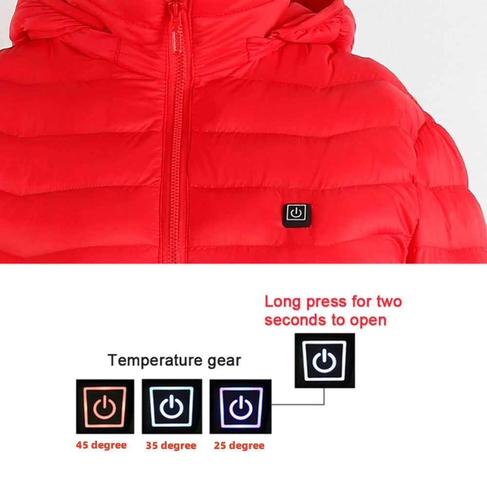 Men’s Electric Heated Jacket – USB Rechargeable Thermal Coat for Winter Outdoor Sports & Work