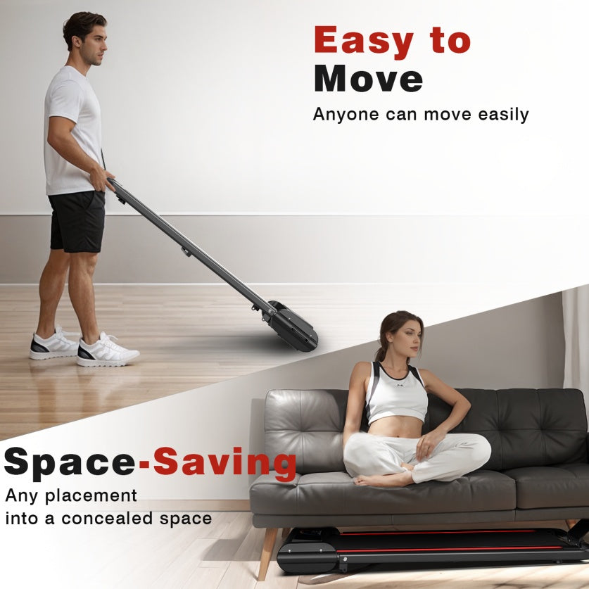 Q22-2A Treadmill – Electric Home Running Machine with LCD Display & Foldable Design