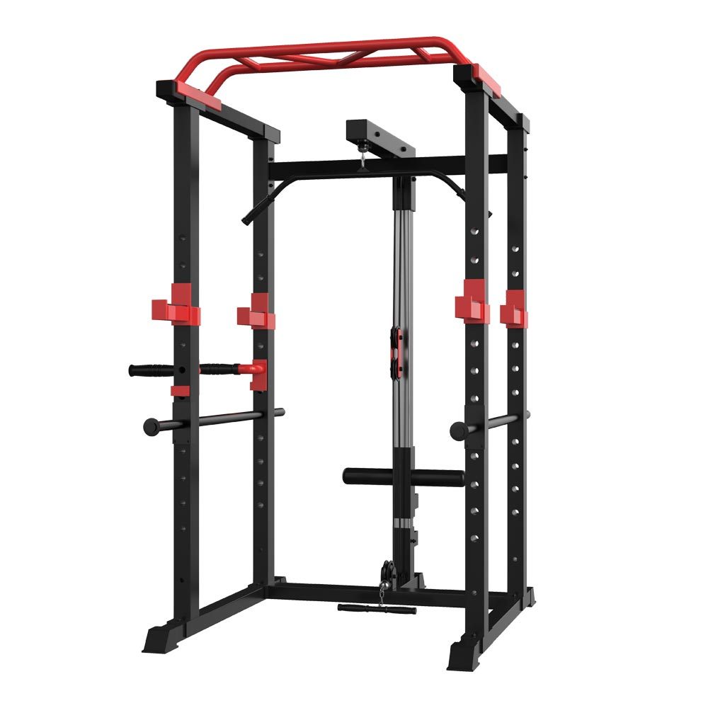 Multi-Functional Power Cage – Adjustable Home Pull-Up & Squat Rack for Full Body Strength Training