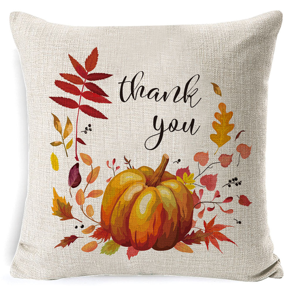 Thanksgiving Pumpkin Car Pillow – Cozy Sofa & Home Decor for Fall Holiday