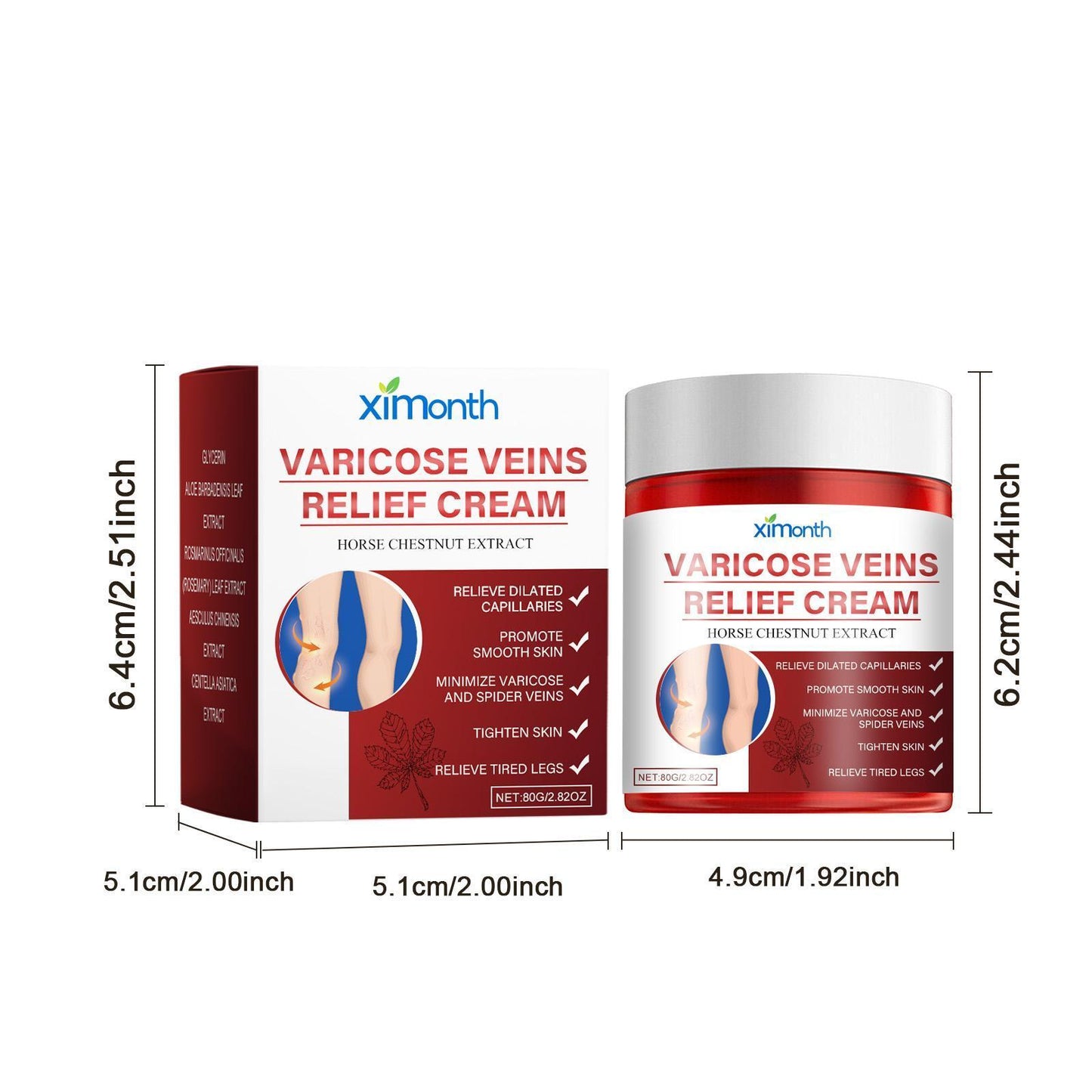 Ximeng Si Leg Vein Repair & Massage Cream – Relieves Swelling and Promotes Circulation
