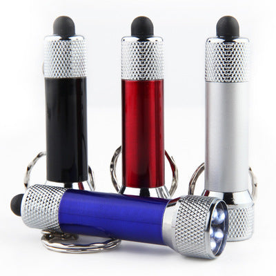 Mini LED Keychain Flashlight – Portable Aluminum Keyring Torch, Emergency Pocket Light for Camping, Travel & Everyday Use (White Color)