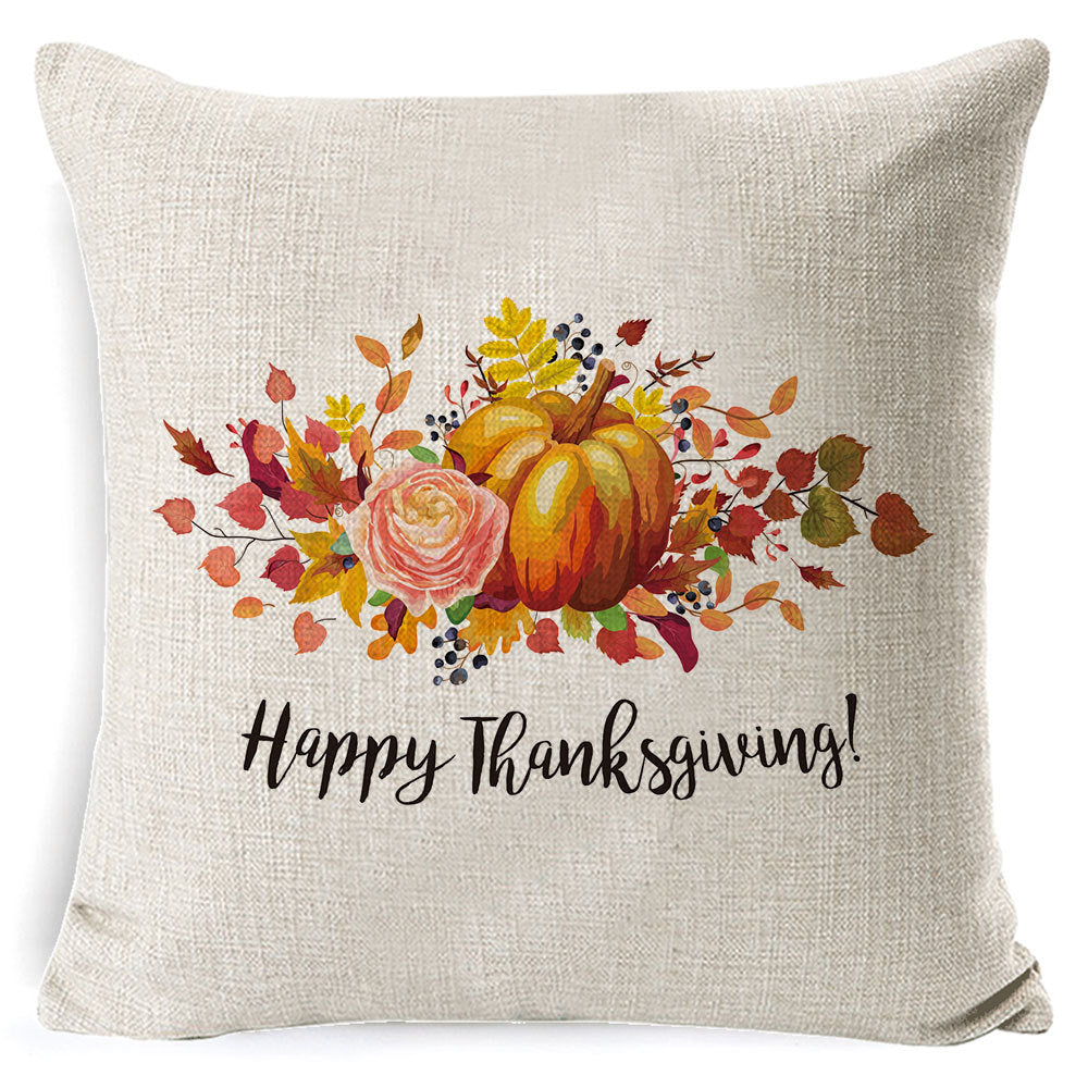 Thanksgiving Pumpkin Car Pillow – Cozy Sofa & Home Decor for Fall Holiday