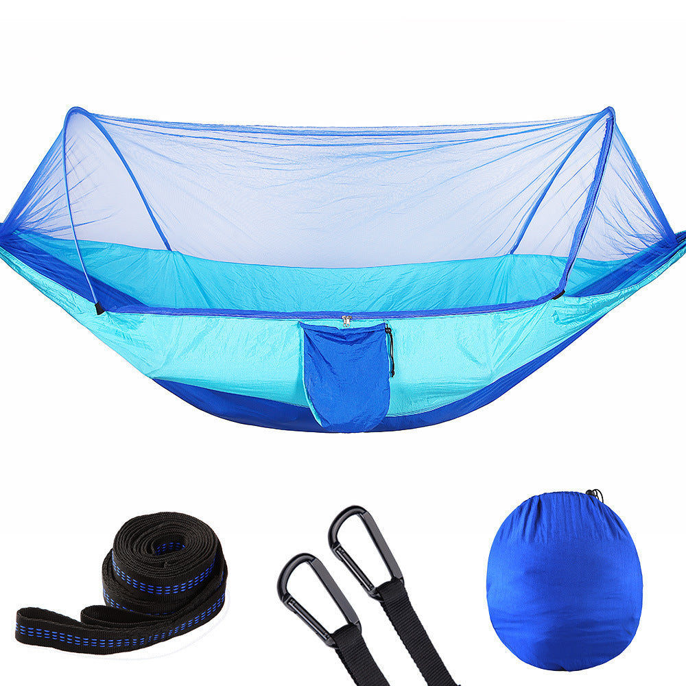 Fully Automatic Hammock with Mosquito Net – Quick Opening Outdoor Bed