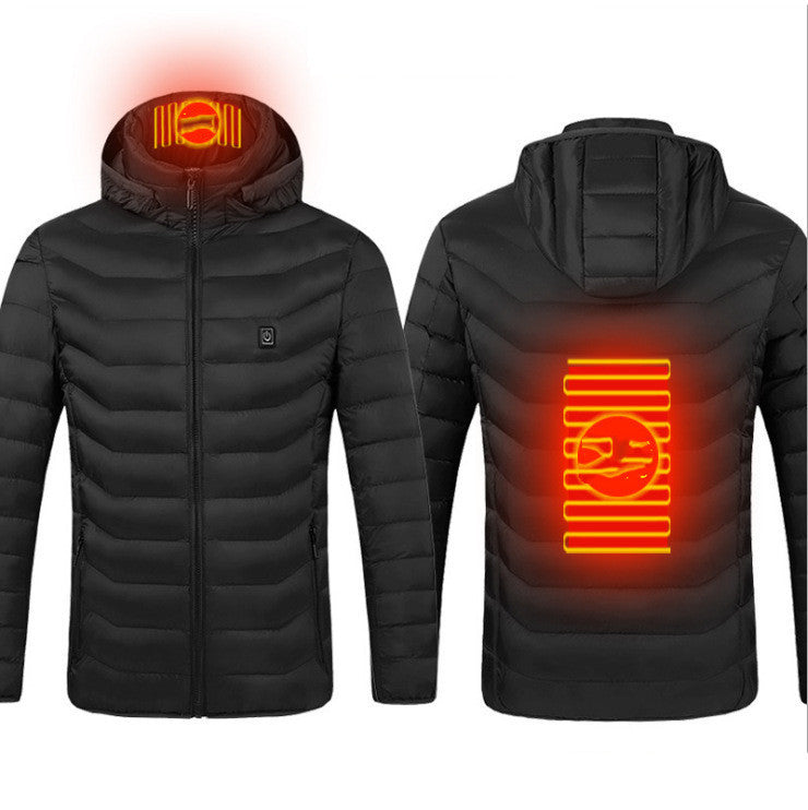 Men’s Electric Heated Jacket – USB Rechargeable Thermal Coat for Winter Outdoor Sports & Work
