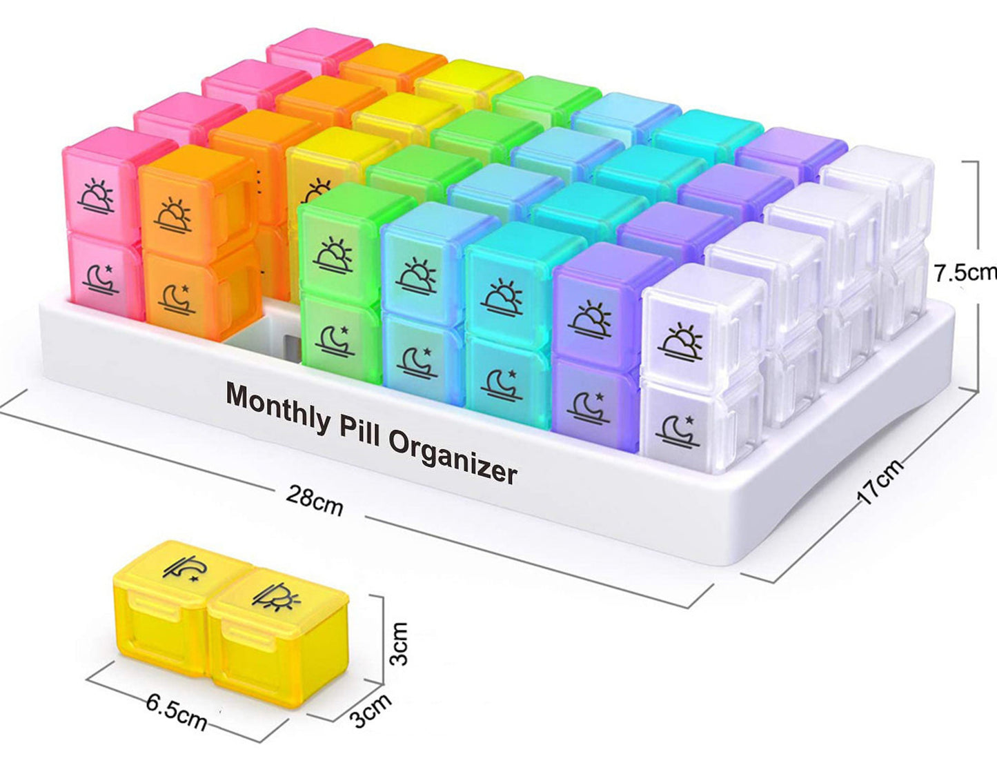 Creative Simple & Convenient Plastic Pill Box