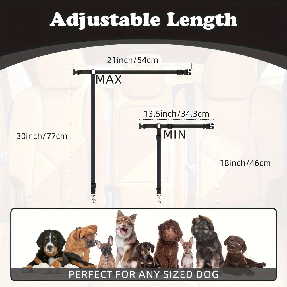2 Piece Dog Leash Set, Durable Wear-Resistant Pet Leashes, Skin-Friendly Material, Strong Training Lead for Small Medium Large Dogs