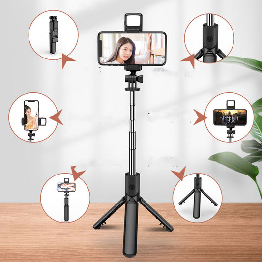 Bluetooth Selfie Stick Tripod with Remote – Compatible with iPhone & Android | Telescopic Live Video Stand