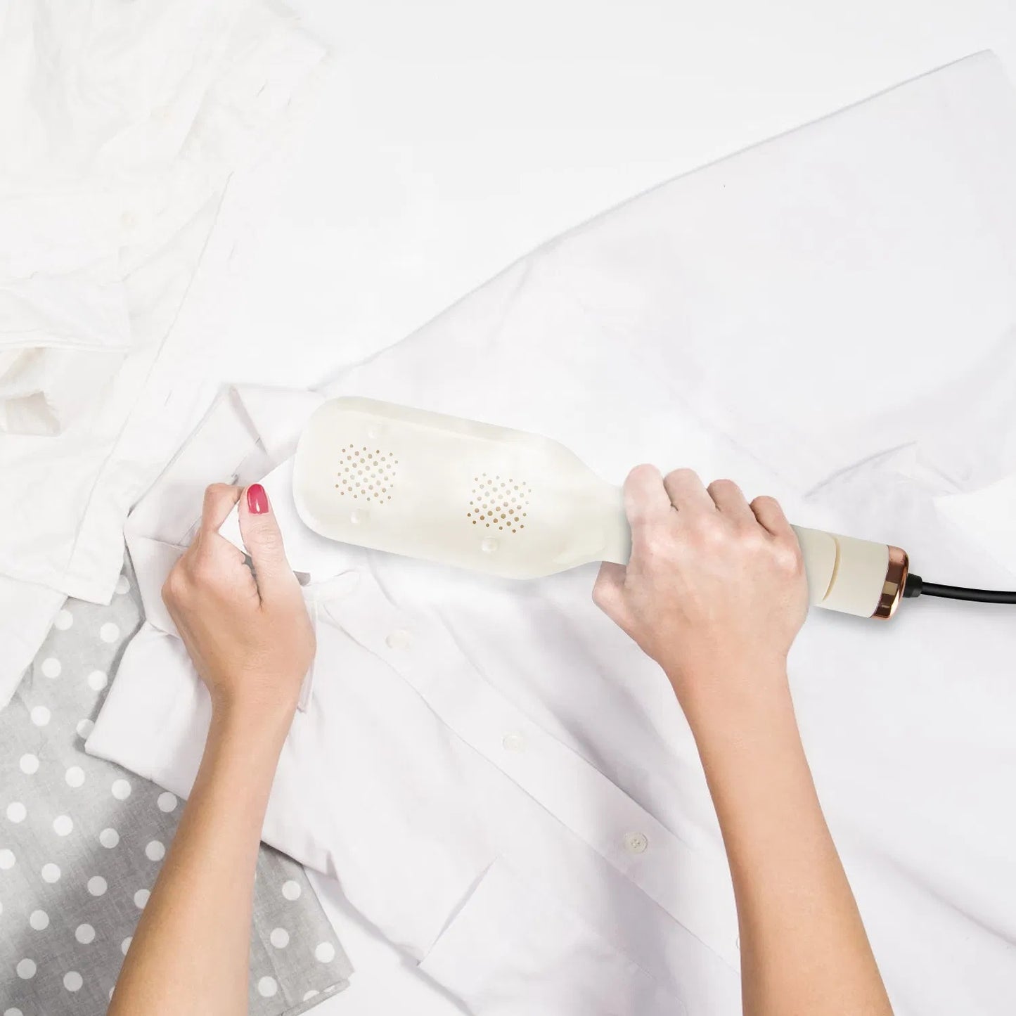 3-in-1 Travel Steam Iron – Portable Handheld Garment Steamer 1000W, Quick Heat, Wet & Dry Use