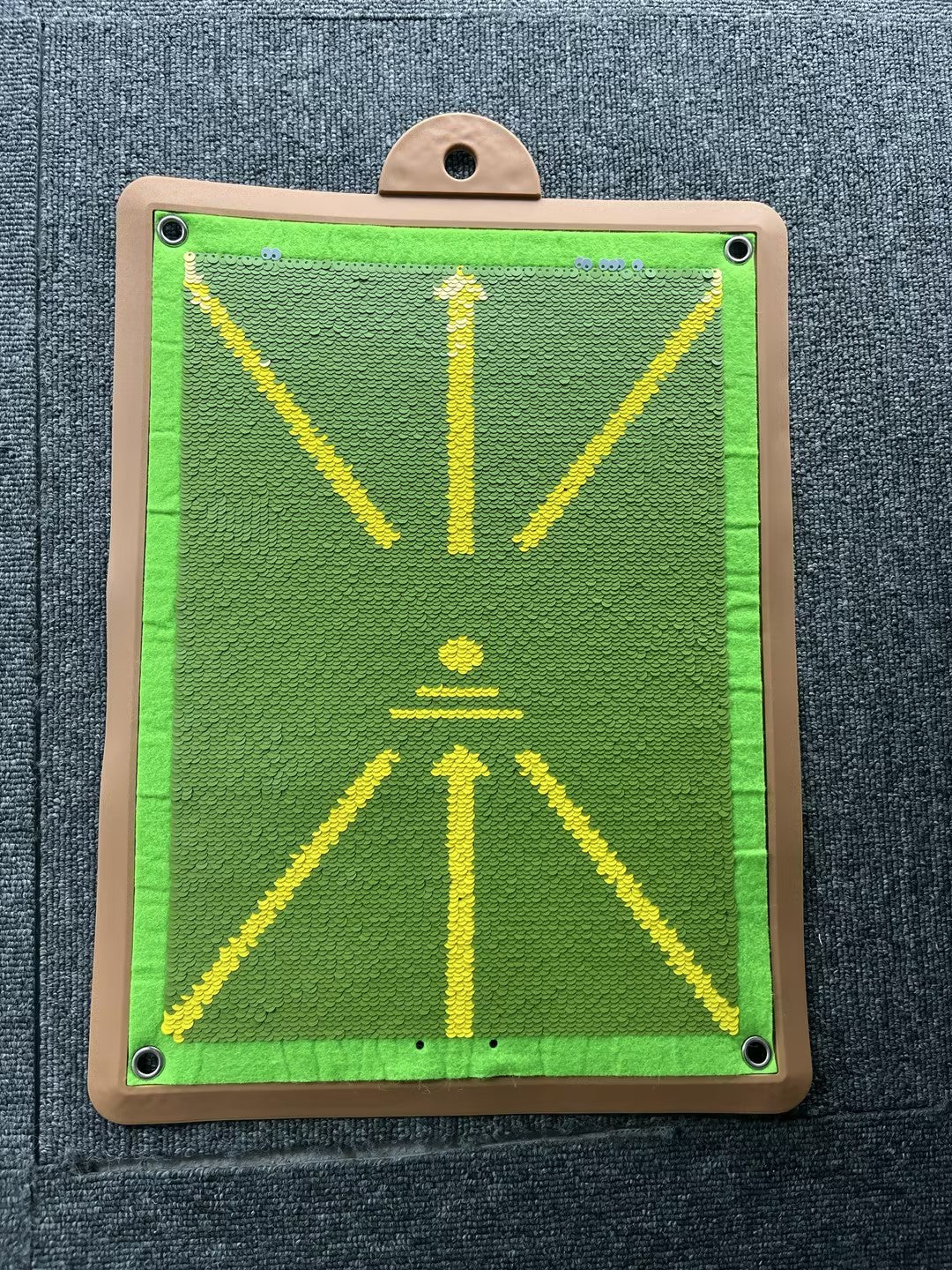 Golf Swing Practice Mat – Directional Hitting Pad with Ball Trace for Swing Path & Accuracy Training