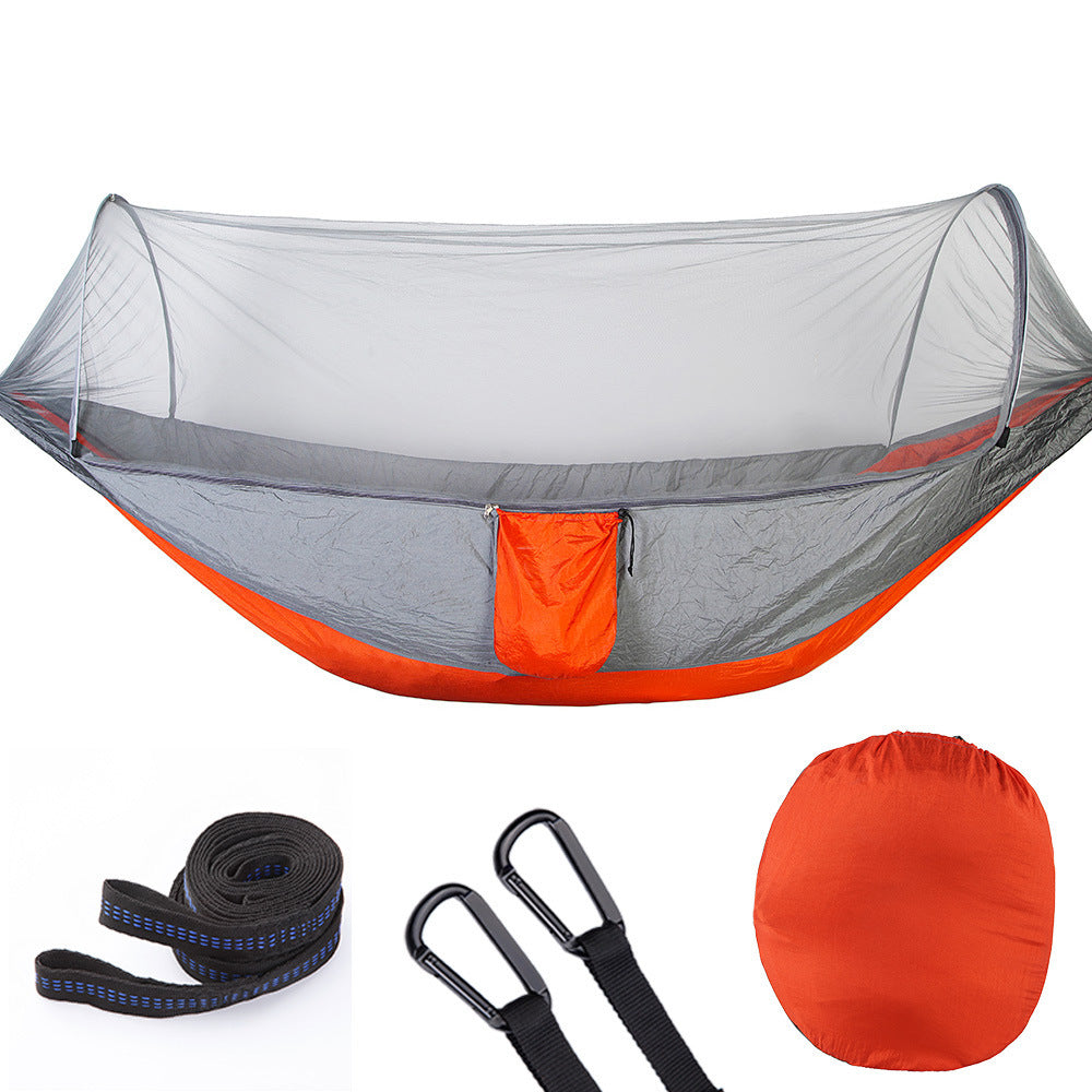 Fully Automatic Hammock with Mosquito Net – Quick Opening Outdoor Bed