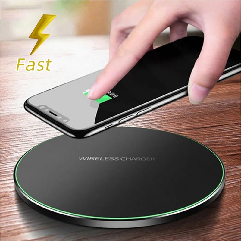 Fast Wireless Charging Pad for iPhone & Samsung – High-Speed Wireless Charger