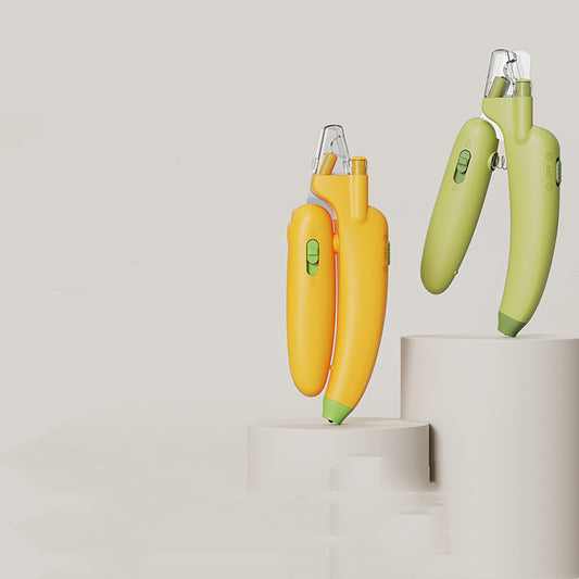 LED Blood Line Multifunctional Pet Nail Scissors Sharpener