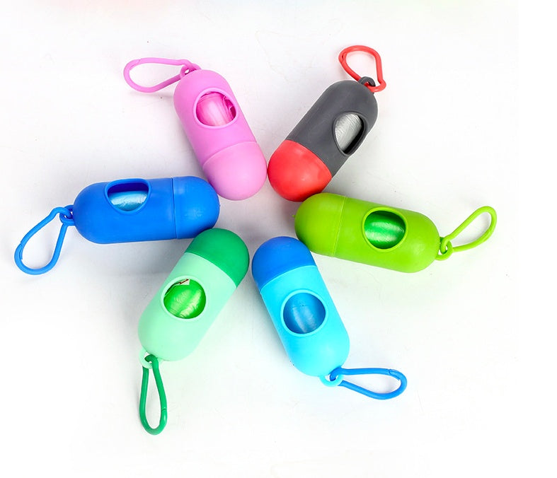 Pet Waste Bags – Dog Poop Bags for Trash & Cleanup, 6 Colors, 22.5 x 30 cm, Durable & Leakproof