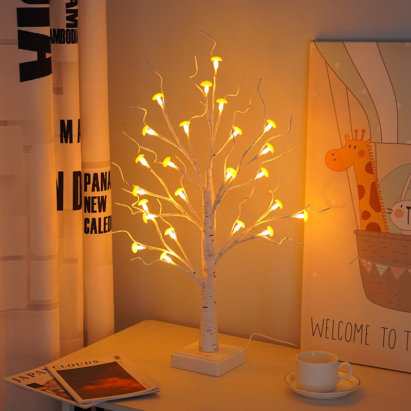 Mushroom Tree Lamp Led Indoor Home Decoration