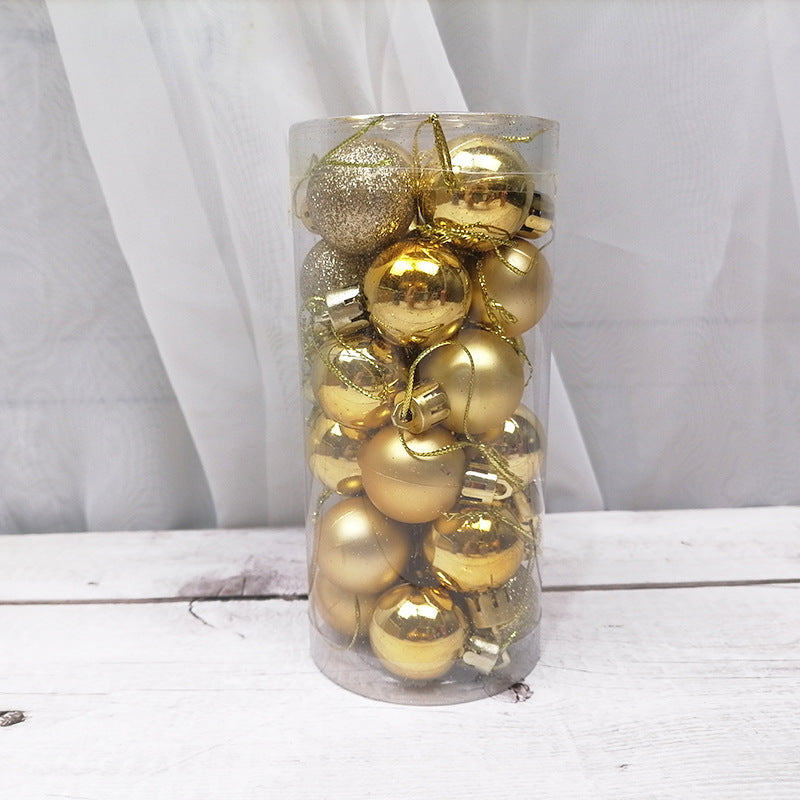 Shiny & Matte Christmas Ball – Festive Tree Decoration for Holidays