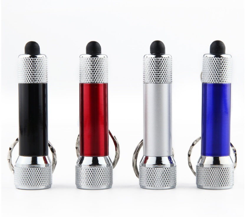 Mini LED Keychain Flashlight – Portable Aluminum Keyring Torch, Emergency Pocket Light for Camping, Travel & Everyday Use (White Color)