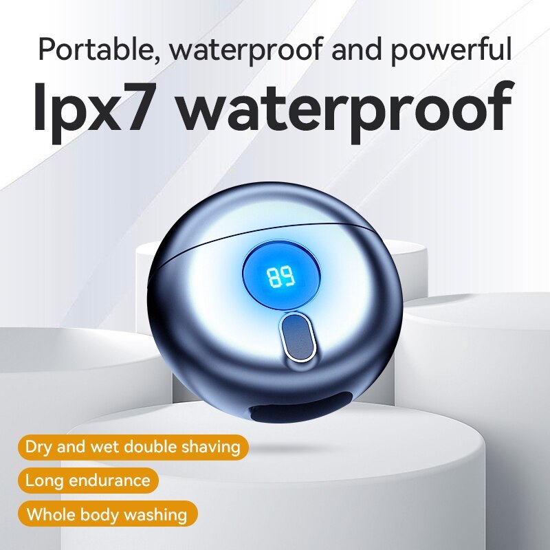 Mini Electric Razor – USB Rechargeable Travel Shaver