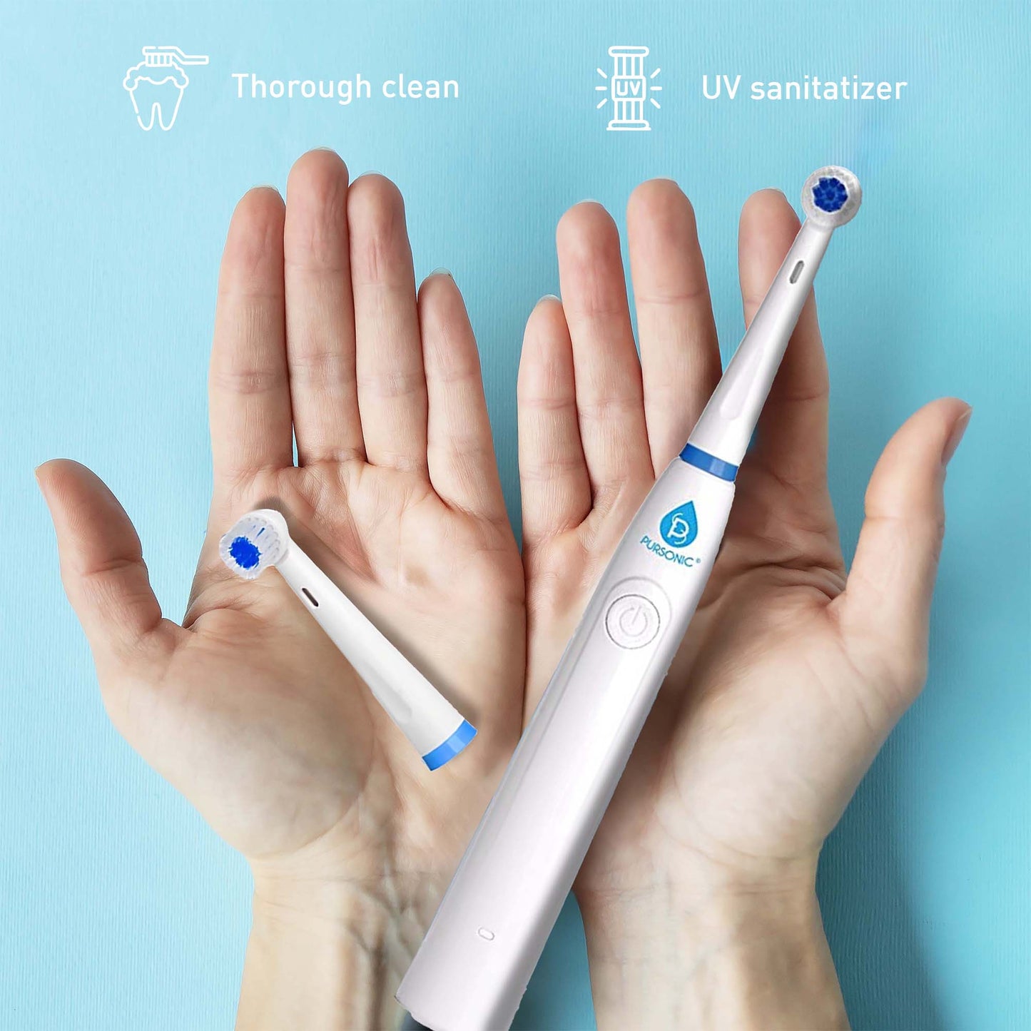 Pursonic Advanced Smile Care Bundle – LED Whitening Kit, Strips & Electric Toothbrush