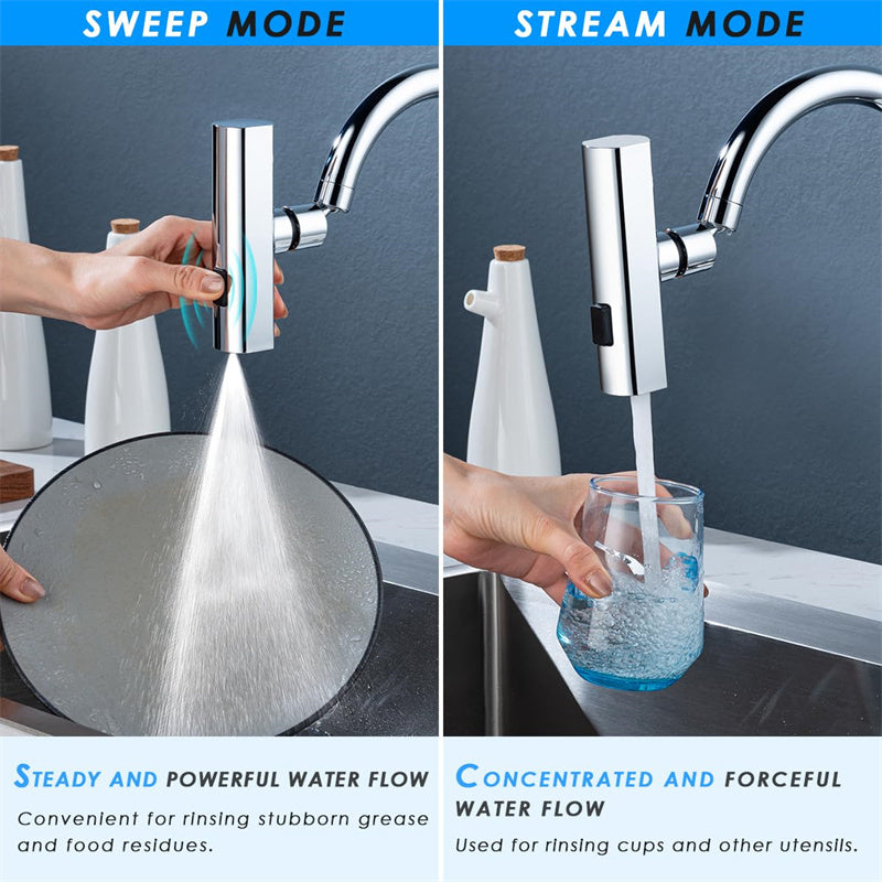 Kitchen Faucet Water Nozzle – Splash Proof Rotating Bubbler