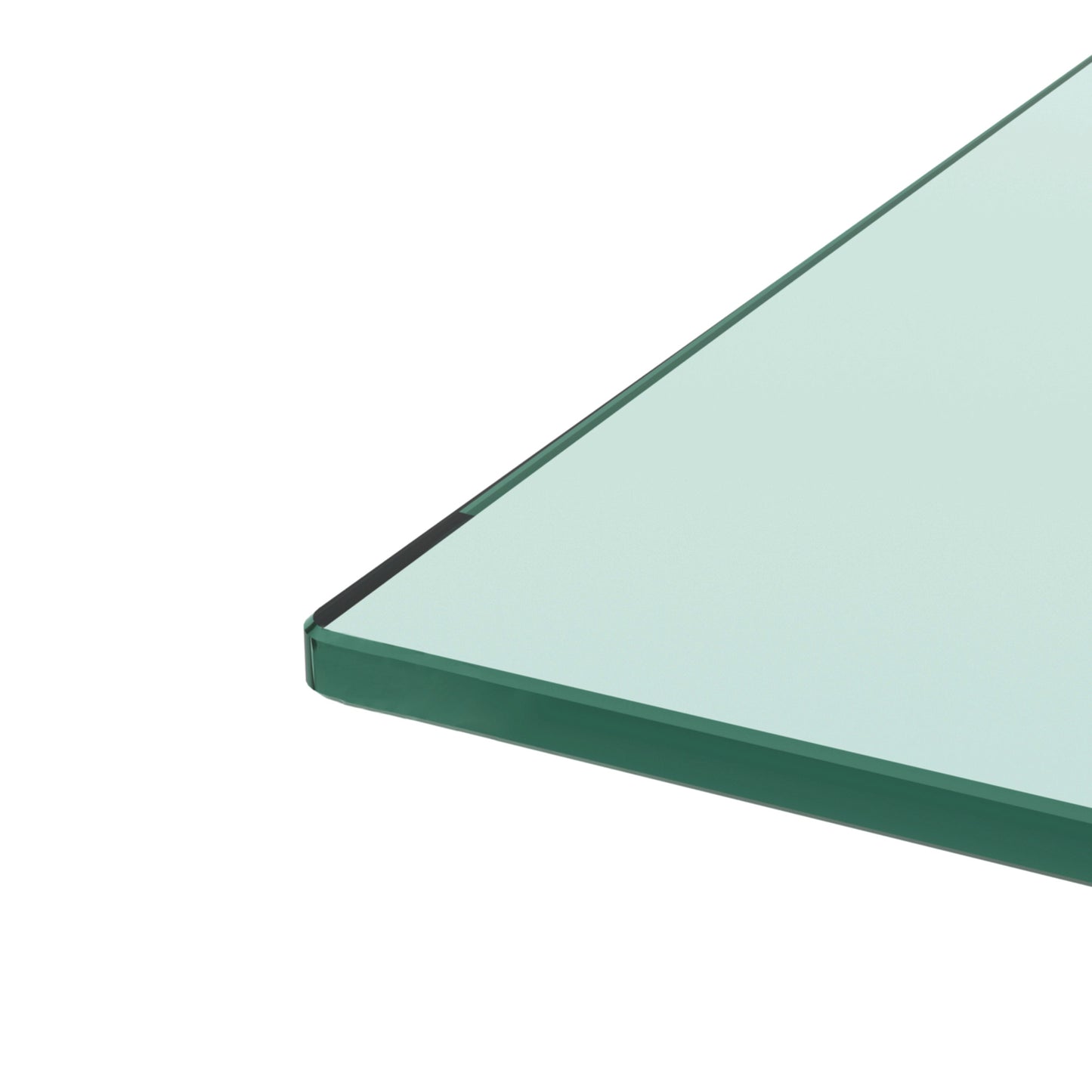 Rectangle Black Glass Coffee Table – Modern Side & Center Table for Living Room